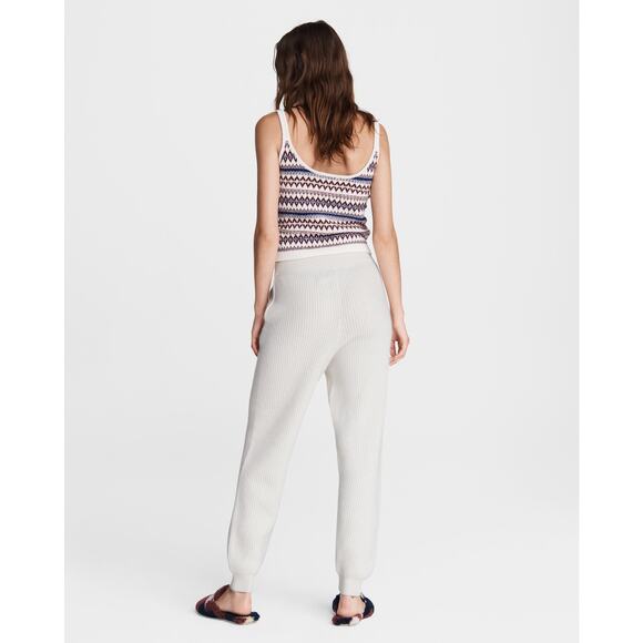 NWOT Rag & Bone Pierce Relaxed Fit 100 % Cashmere Pant Ivory Size Medium - Picture 4 of 6